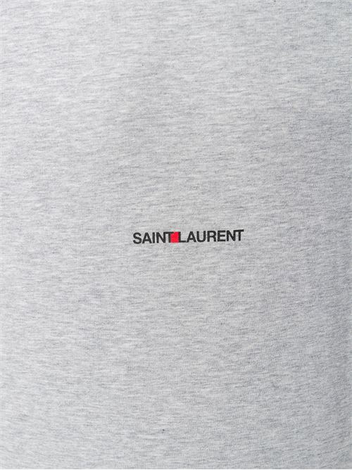 T-shirt con logo SAINT LAURENT | 464572YB2DQ1403